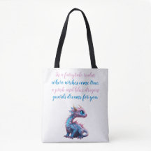 Un dragon rose et bleu vous garde des rêves