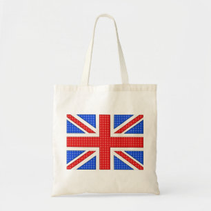 Tote Bag Un drapeau Union Jack texturé.