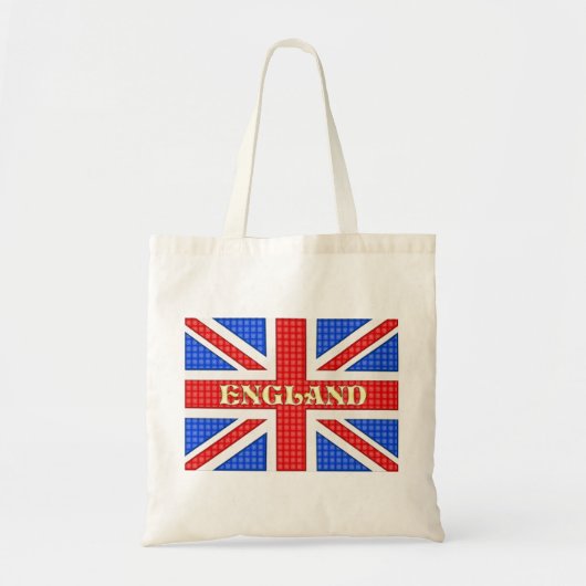 Tote Bag Un drapeau Union Jack texturé avec l'Angleterre éc (Devant)
