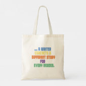 Tote Bag un écrivain concocte une histoire différente pour  (Dos)