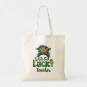 Tote Bag Un enseignant chanceux - Saint-Patrick (Devant)