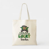 Tote Bag Un enseignant chanceux - Saint Patrick's Day (Dos)