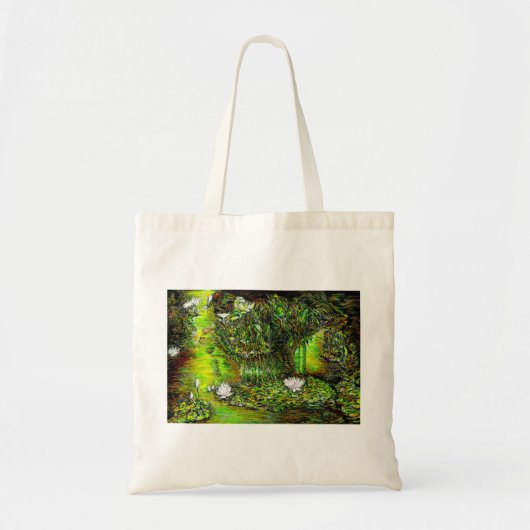 Tote Bag Un étang avec des pensées impures (Devant)
