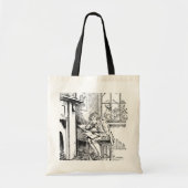 Tote Bag Un garçon solitaire (Devant)