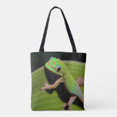 Tote Bag Un Gecko de vert de bébé (Dos)
