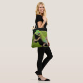 Tote Bag Un Gecko de vert de bébé (Sur le modèle)