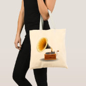 Tote Bag Un gramophone (Devant (produit))