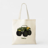 Tote Bag Un Green Monster truck (Dos)