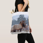 TOTE BAG UN GROUPE DE DEERS (De près)