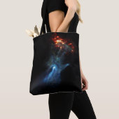 Tote Bag Un Jeune Pulsar Montre Sa Main (De près)