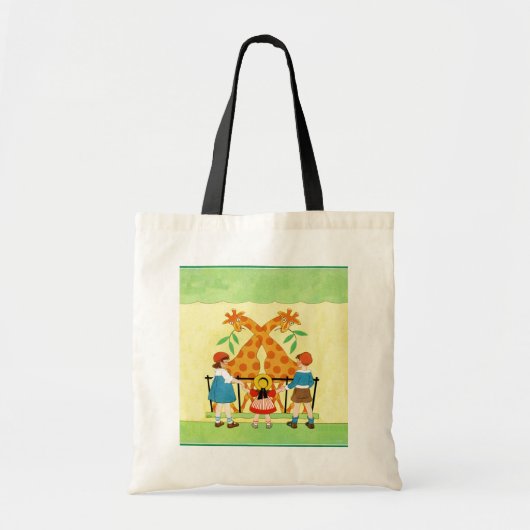 Tote Bag Un jour au zoo (Devant)