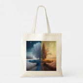 Tote Bag Un jour en hiver (Dos)