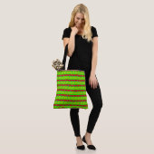 Tote Bag Un joyeux Fourre-tout vert (Sur le modèle)
