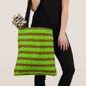Tote Bag Un joyeux Fourre-tout vert (De près)