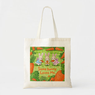 Tote Bag Un Lapin De Pâques M'Aime