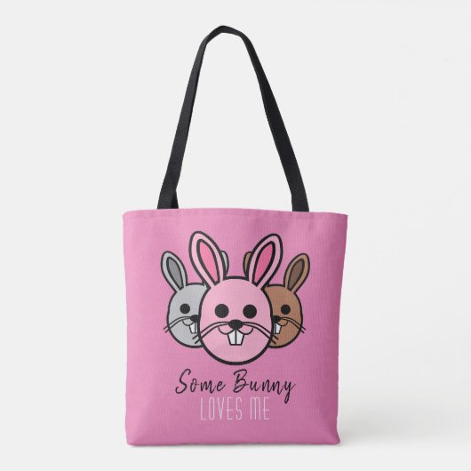 Tote Bag Un Lapin M'Aime (Dos)