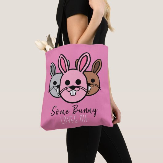 Tote Bag Un Lapin M'Aime (De près)
