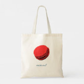 Tote Bag un macaron fraise par jour ! (Dos)
