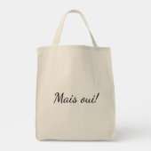 Tote Bag Un macaron ? Mais oui ! (Dos)