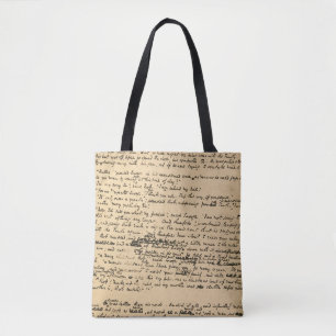 Tote Bag Un manuscrit d'original de chant de Noël