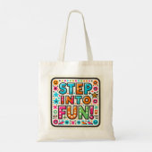 Tote Bag Un message positif pour continuer à avancer. Eco-b (Dos)