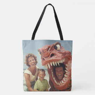 Tote Bag Un Monster Day à la plage
