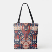 Tote Bag Un motif abstrait dynamique et complexe (Dos)