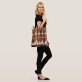 Tote Bag Un motif géométrique transparent avec forme triang (Sur le modèle)