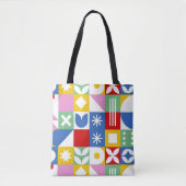 Tote Bag Un motif graphique audacieux  (Devant)