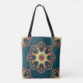 Tote Bag Un motif sans couture ethnique avec mandala. illus (Dos)