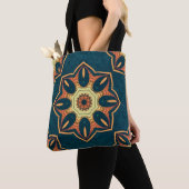 Tote Bag Un motif sans couture ethnique avec mandala. illus (De près)