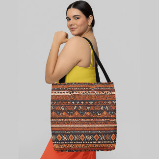 Tote Bag Un motif transparent avec différentes formes géomé