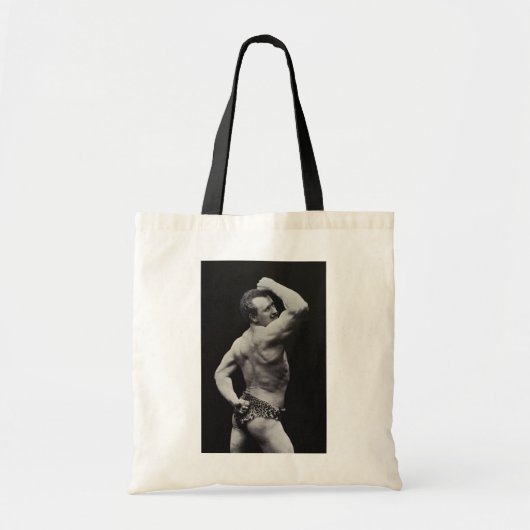 Tote Bag Un nouvel article de StrongMen Eugen Sandow Bodybu (Devant)