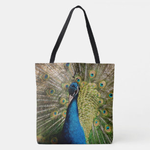 Tote Bag Un paon caché