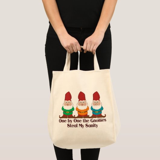 Tote Bag Un Par Un Les Gnomes Drôle (Devant (produit))
