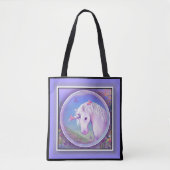 Tote Bag Un paradis mauve (Devant)