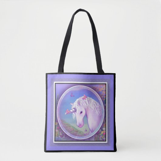 Tote Bag Un paradis mauve (Devant)