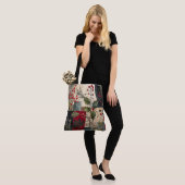 Tote Bag Un Patchwork Rustique d'Hiver à la Baie de Houx (Sur le modèle)