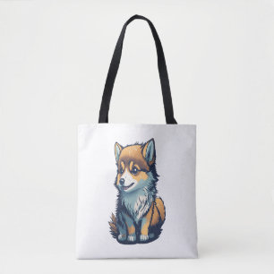 Tote Bag Un Petit Chiot Mignonne