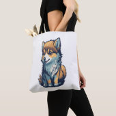 Tote Bag Un Petit Chiot Mignonne (De près)