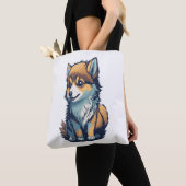 Tote Bag Un Petit Chiot Mignonne (De près)