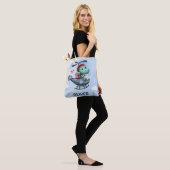 Tote Bag Un Pilote Dinosaure Cute Volant Un Hélicoptère De  (Sur le modèle)