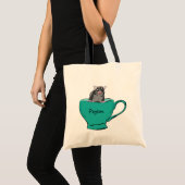 Tote Bag Un planeur de sucre personnalisé dans un teacup ve (Devant (produit))