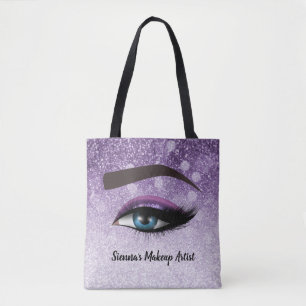 Tote Bag Un regard pourpre lache les yeux maquillage