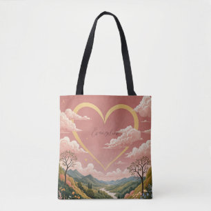 Tote Bag Un regard sincère pour une fille personnalisé