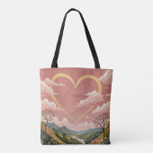 Tote Bag Un regard sincère pour une fille personnalisé (Dos)