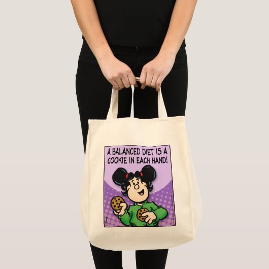 Tote Bag Un régime équilibré (Devant (produit))