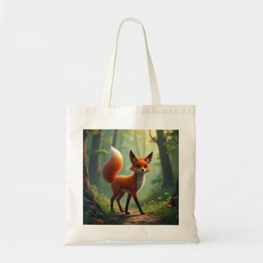 Tote Bag Un renard mystique errant dans la forêt (Devant)