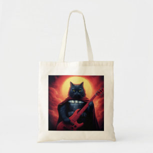 Tote Bag Un Riff qui secoue le Cosmos Seigneur des chats