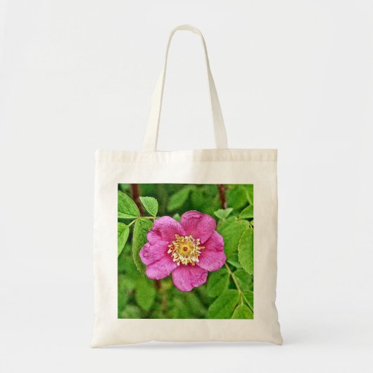 Tote Bag Un Rose sauvage (Devant)